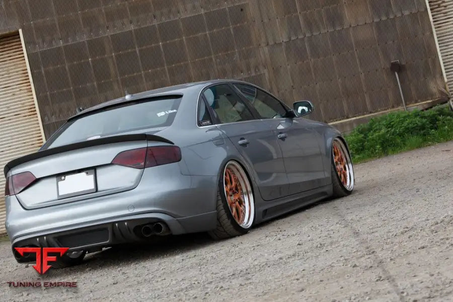 AUDI B8 A4 on custom forged wheels