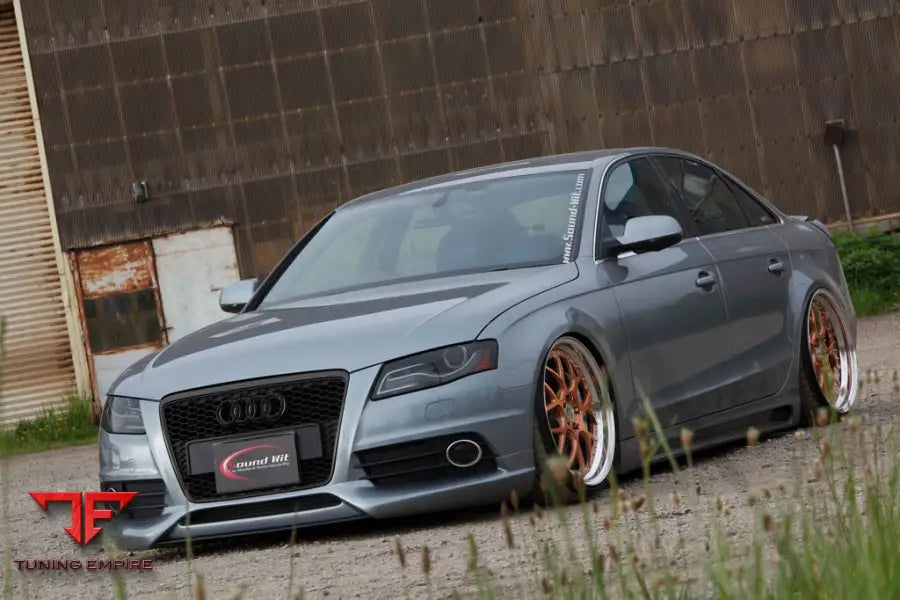AUDI B8 A4 on custom forged wheels