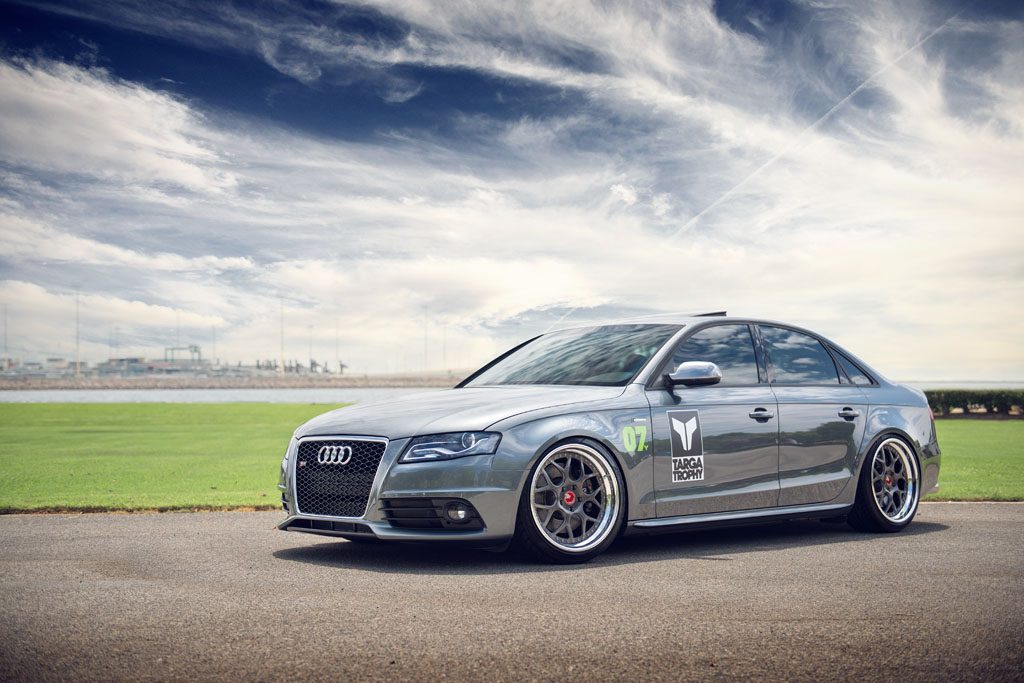 AUDI B8 S4 on custom forged wheels