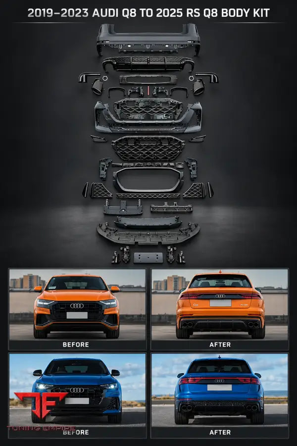 AUDI Q8 2019-2023 to AUDI Q8 2025 RSQ8 BODY KIT