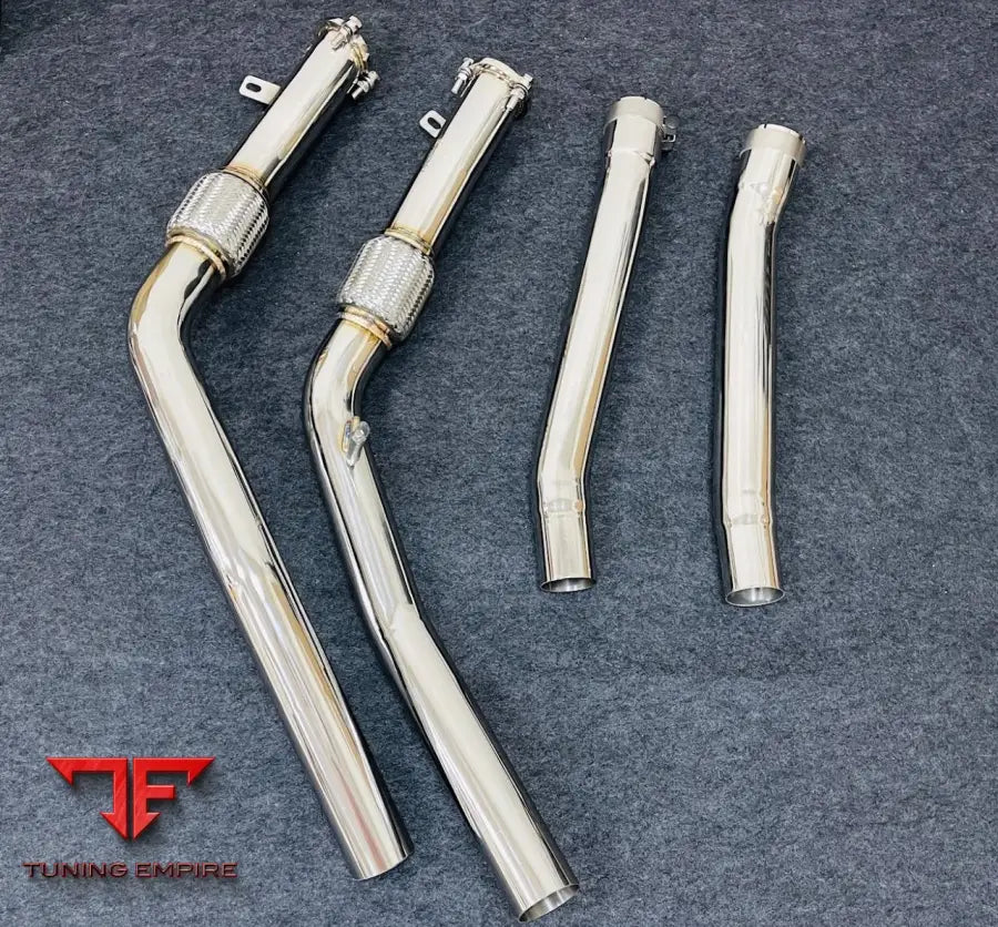 AUDI Q8 3.0 TITANIUM / STAINLESS FRONT PIPE