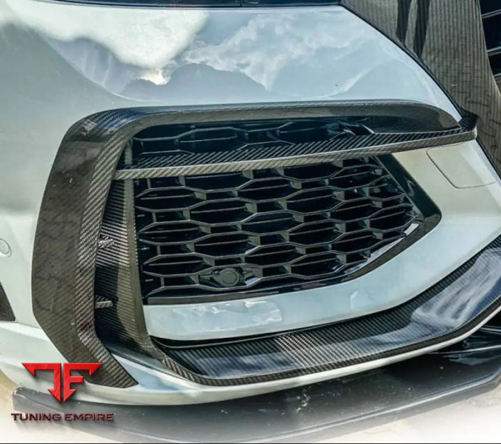 AUDI Q8/RSQ8 SPORTS UTILITY 4-DOOR CARBON FIBER FRONT BUMPER VENTS