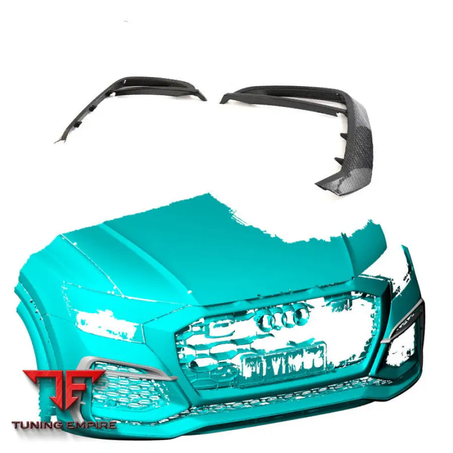 AUDI Q8/RSQ8 SPORTS UTILITY 4-DOOR CARBON FIBER FRONT BUMPER VENTS