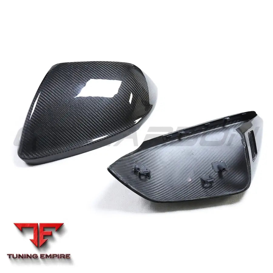 AUDI Q8/SQ8/RSQ8 & LAMBORGHINI URUS CARBON FIBRE MIRRORS - WITH LANE ASSIST - CT CARBON
