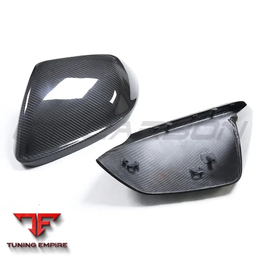 AUDI Q8/SQ8/RSQ8 & LAMBORGHINI URUS CARBON FIBRE MIRRORS - WITHOUT LANE ASSIST - CT CARBON
