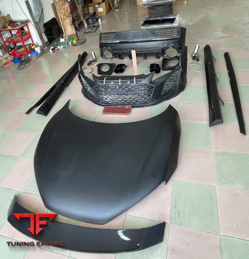 AUDI R8 07-16Y OLD TO NEW COUPE PERFORMANCE STYLE BODY KIT CARBON FIBER