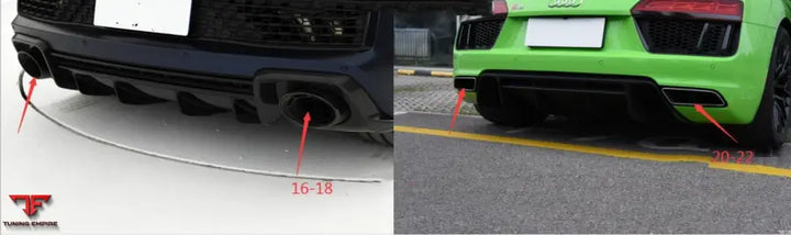 AUDI R8 5.2 V10 VALVETRONIC EXHAUST SYSTEM 2016-2018