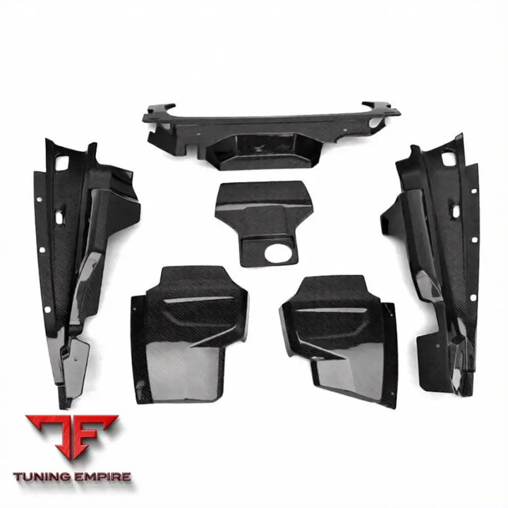 AUDI R8 CARBON FIBER FRONT ENGINE BAY PANEL COVER TRIM