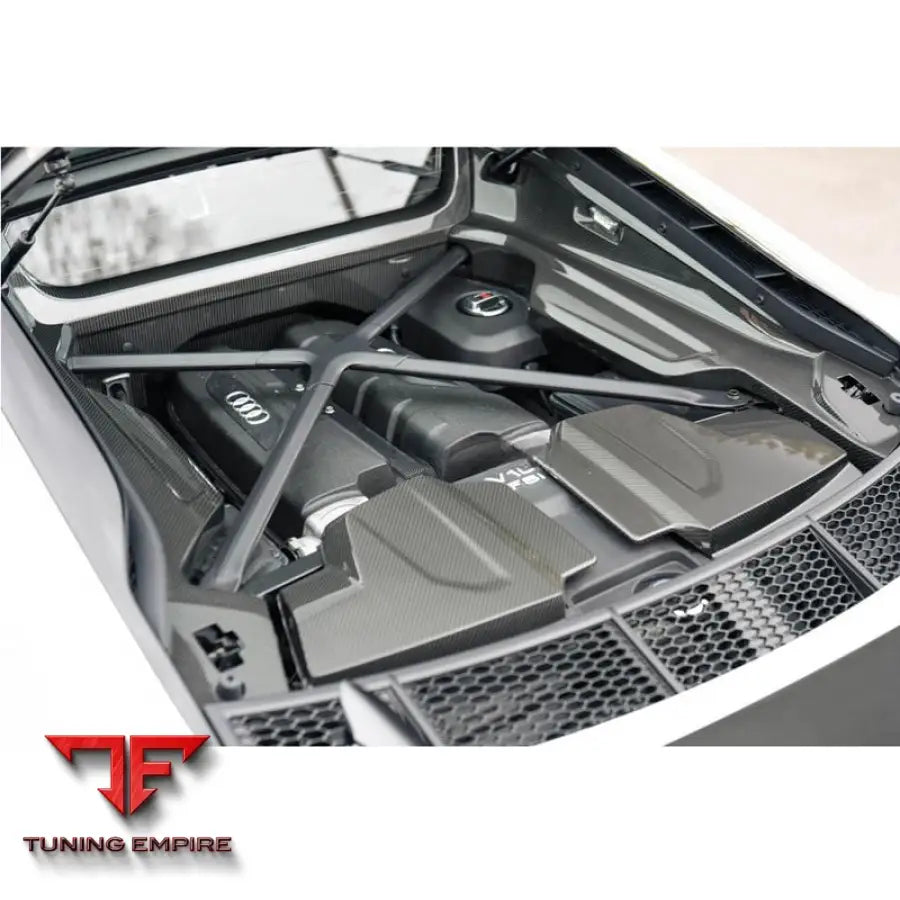 AUDI R8 CARBON FIBER FRONT ENGINE BAY PANEL COVER TRIM