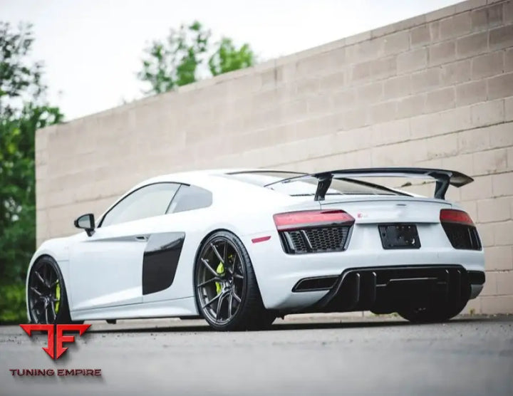 AUDI R8 CARBON FIBER PARTS FIT FOR FRONT LIP REAR LIP SPOILER EXTERIOR 2008–2015