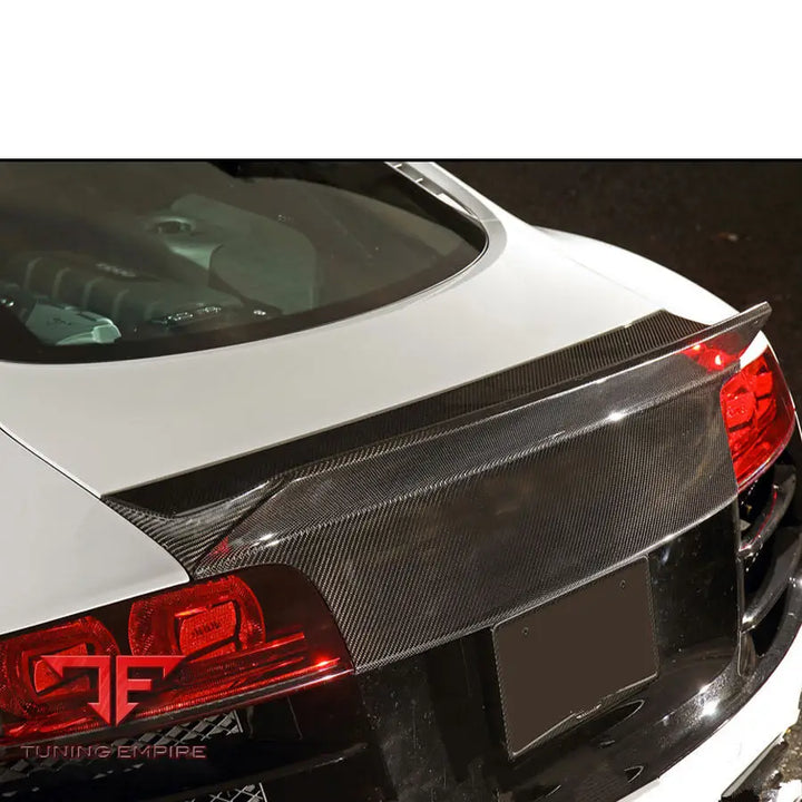 AUDI R8 CARBON FIBER REAR WING TAIL SPOILER