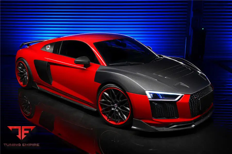 Audi R8 Coupe Imp Performance Carbon Fiber Side Skirts Under Board