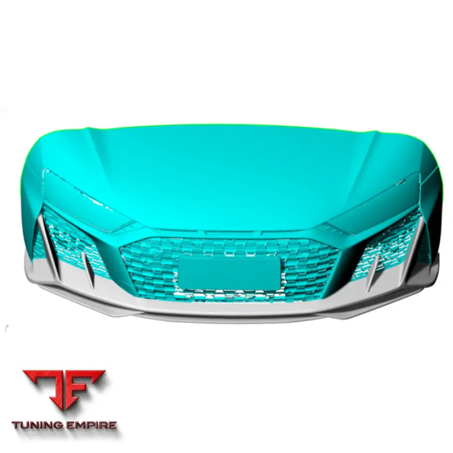 AUDI R8 COUPE FRONT BUMPER LIP DRY CARBON FIBER MATERIAL BODY KIT CAR DIFFUSER FIT 2023Y