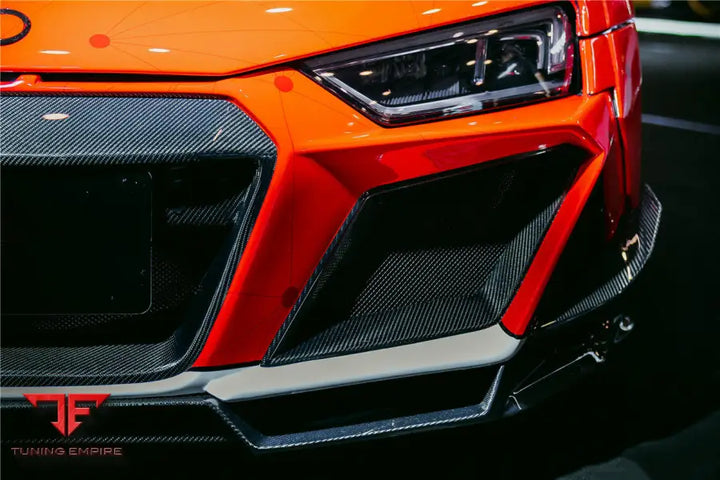 Audi R8 Coupe & Spyder Impii Part Carbon Fiber Front Bumper