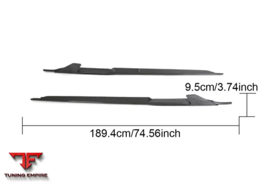 AUDI R8 LIAONING SIS DRY CARBON FIBER R8 COUPE SIDE SKIRT 2023