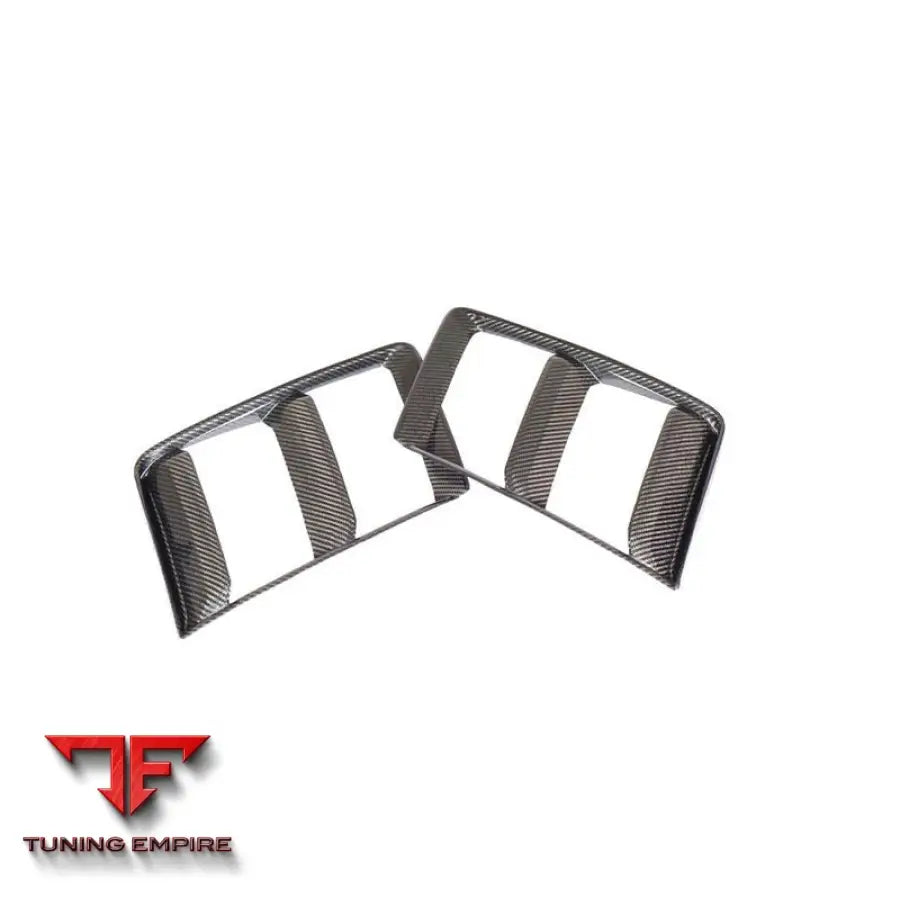 AUDI R8 V10 COUPE 2-DOOR CARBON FIBER BUMPER LOWER FOG GRILLE VENTS COVER