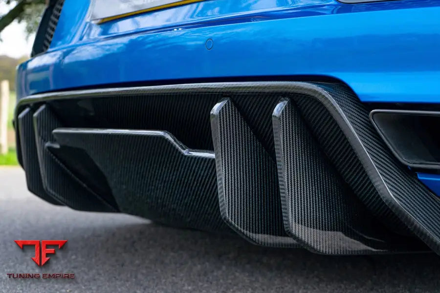 AUDI R8 V10 GEN 2 CARBON FIBRE DIFFUSER - V STYLE - CT CARBON