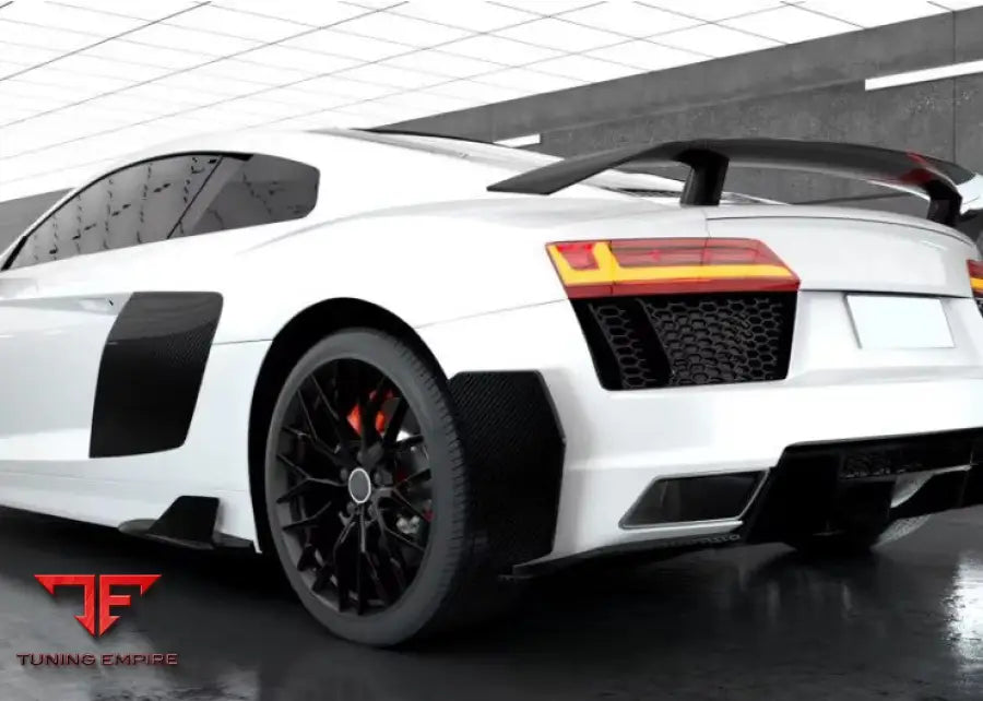 AUDI R8 V10 GEN. 2 CARBON FIBRE REAR BUMPER CANARDS SPLITTERS