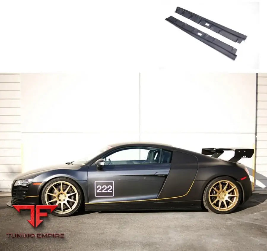 AUDI R8 V8 V10 SPIDER SIDE SKIRTS 2017 2024