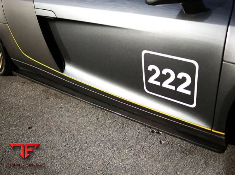 AUDI R8 V8 V10 SPIDER SIDE SKIRTS 2017 2024