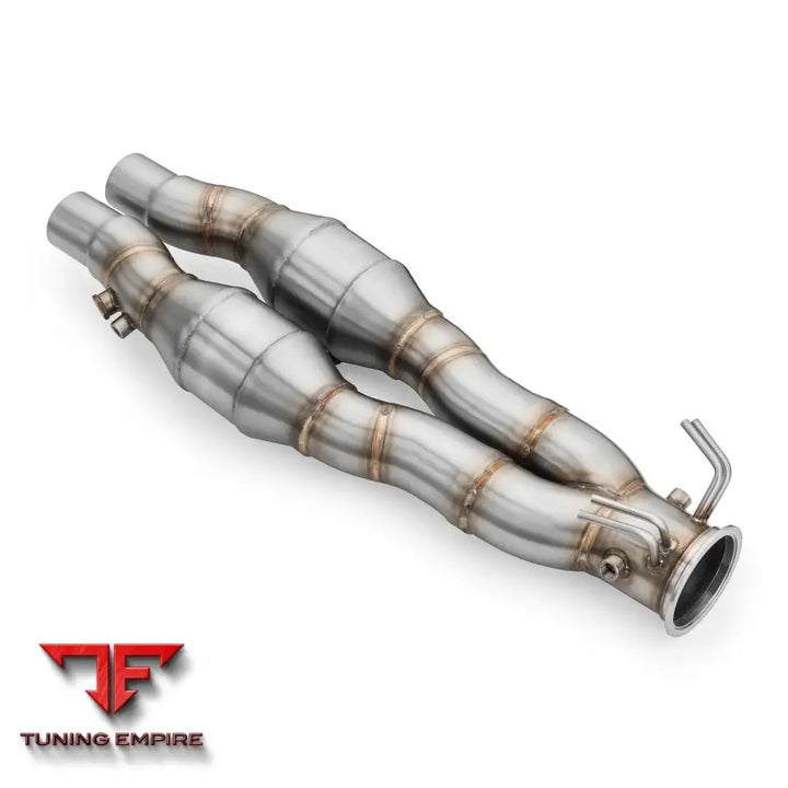 AUDI RS Q3 2.5 TFSI DOWNPIPE WITH HEAT SHIELD AND CATALYTIC CONVERTERS