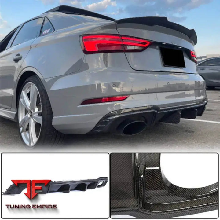 AUDI RS3 8V.5 SEDAN FACELIFT CARBON FIBER PARTS 2017–2019Y