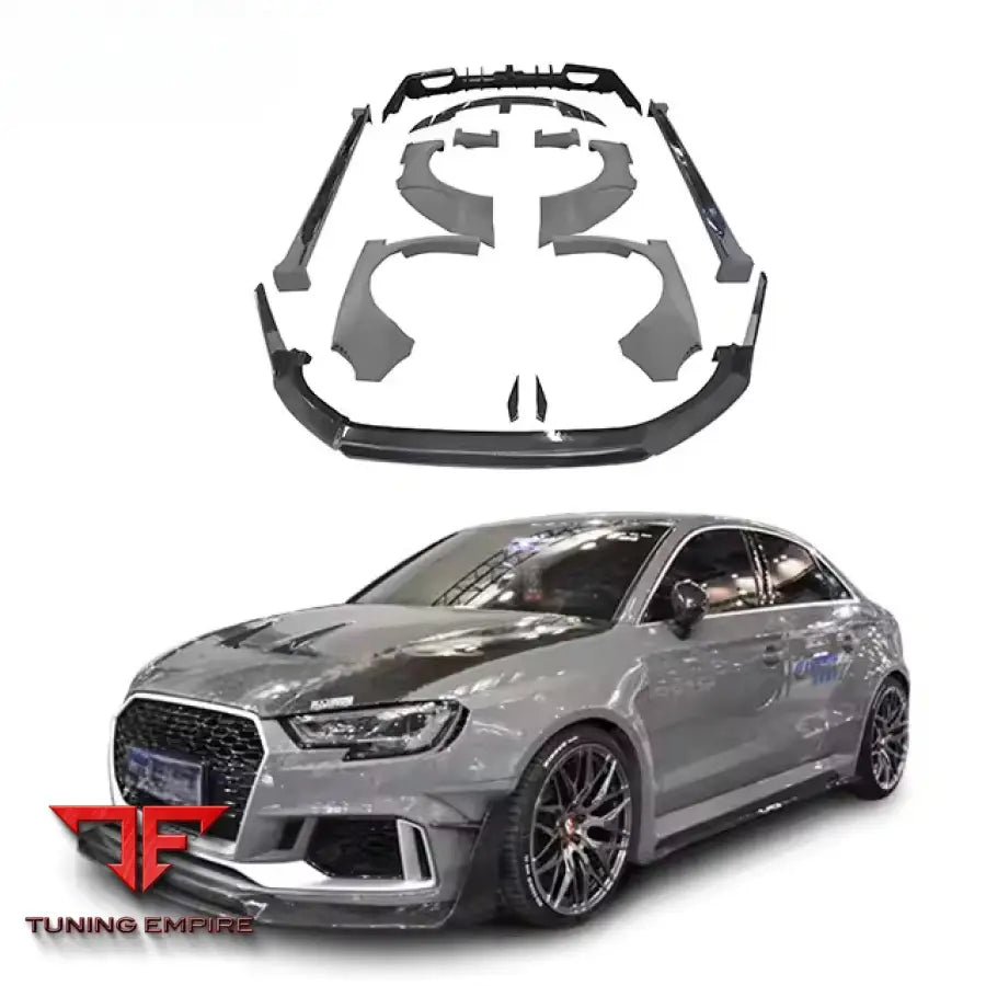 AUDI RS3 CARBON FIBER BODY KIT PARTS