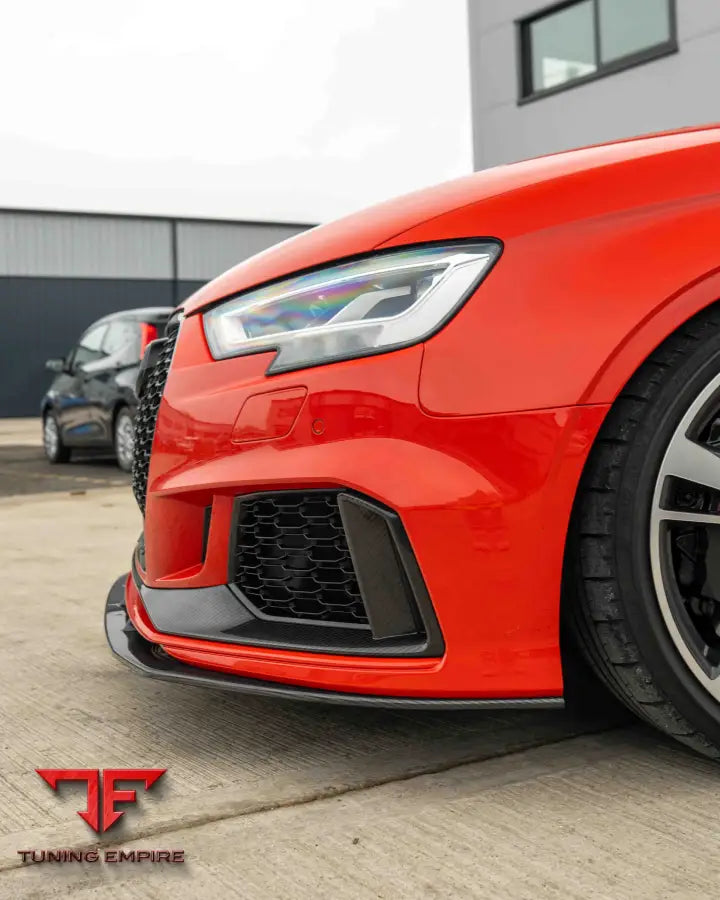 AUDI RS3 8V SALOON CARBON FIBRE SPLITTER V1 - CT CARBON