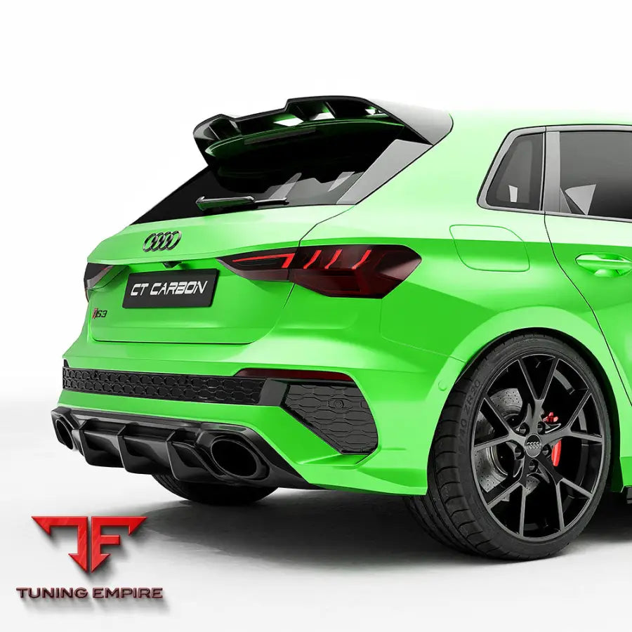 AUDI RS3 8Y 2022-2024 CARBON FIBRE REAR DIFFUSER - V2 - CT CARBON