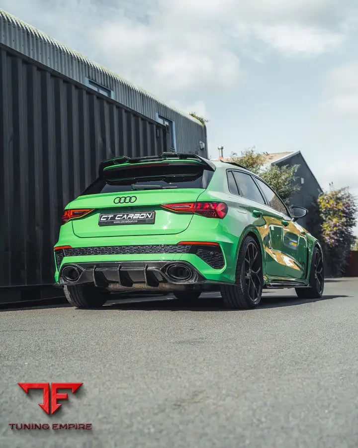 AUDI RS3 8Y 2022-2024 SPORTBACK CARBON FIBRE DIFFUSER - V1 - CT CARBON