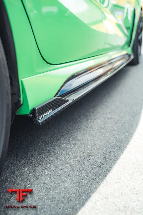 AUDI RS3 8Y 2022+ CARBON FIBRE SIDE SKIRTS V1 - CT CARBON