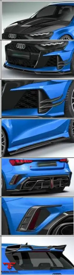 AUDI RS3 8Y CARBON FIBER RAZOR BODY KIT FACELIFT 2025+