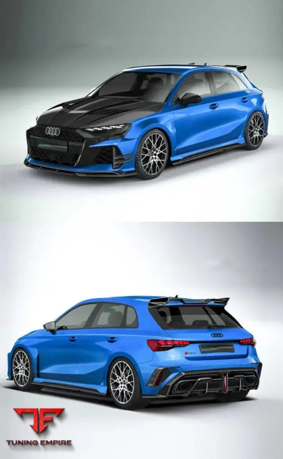AUDI RS3 8Y CARBON FIBER RAZOR BODY KIT FACELIFT 2025+