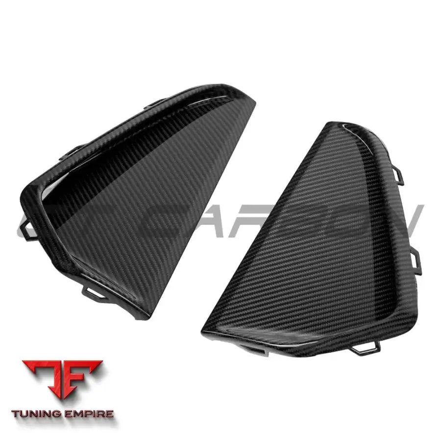 AUDI RS3 8Y FACELIFT 2024+ CARBON FIBRE FRONT BUMPER VENTS - CT CARBON