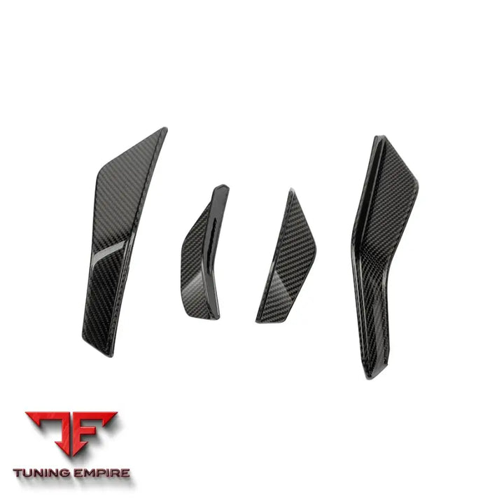 AUDI RS3 8Y FACELIFT FRONT CANARDS IN PREPREG CARBON FIBRE - Carbon Fibre Parts