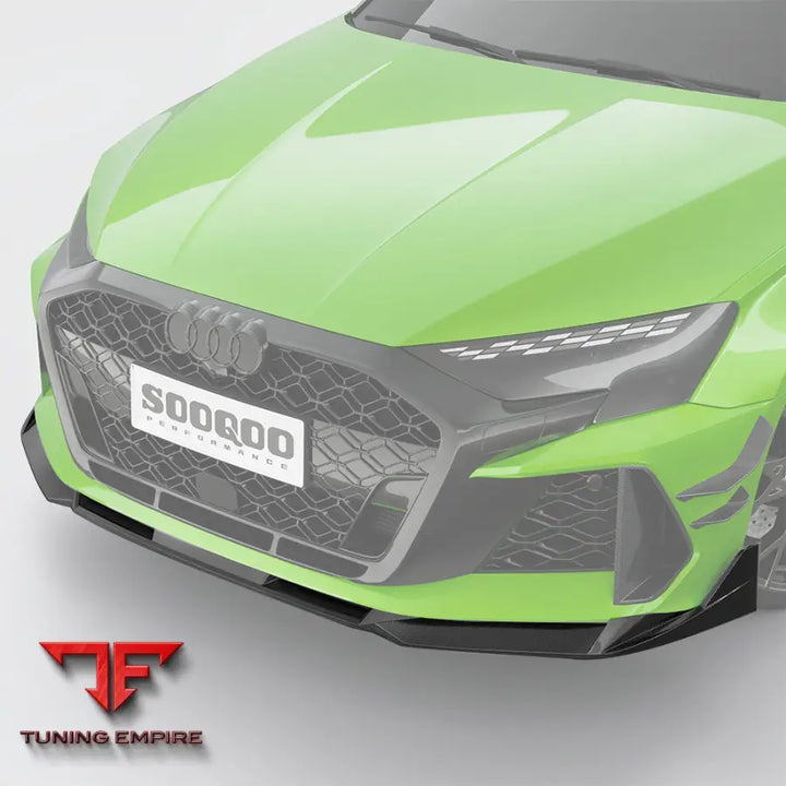 AUDI RS3 8Y FACELIFT FRONT LIP IN PREPREG CARBON FIBRE - Carbon Fibre Parts