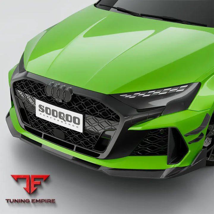 AUDI RS3 8Y FACELIFT FRONT LIP IN PREPREG CARBON FIBRE - Carbon Fibre Parts
