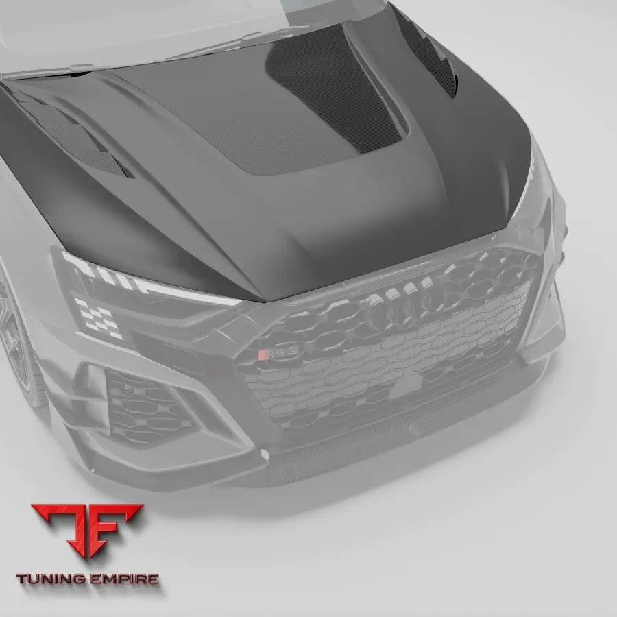 AUDI RS3 8Y LIMOUSINE CARBON FIBER HOOD - Body Kit
