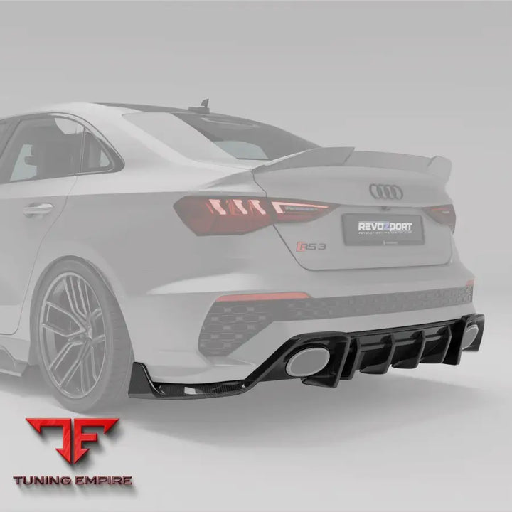 AUDI RS3 8Y LIMOUSINE CARBON FIBER REAR DIFFUSER - Body Kit