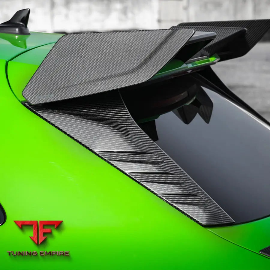 AUDI RS3 8Y REAR WINDOW FINS IN PREPREG CARBON FIBRE - Carbon Fibre Parts