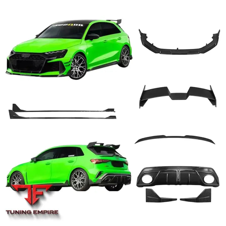 AUDI RS3 CARBON FIBER BODY KIT