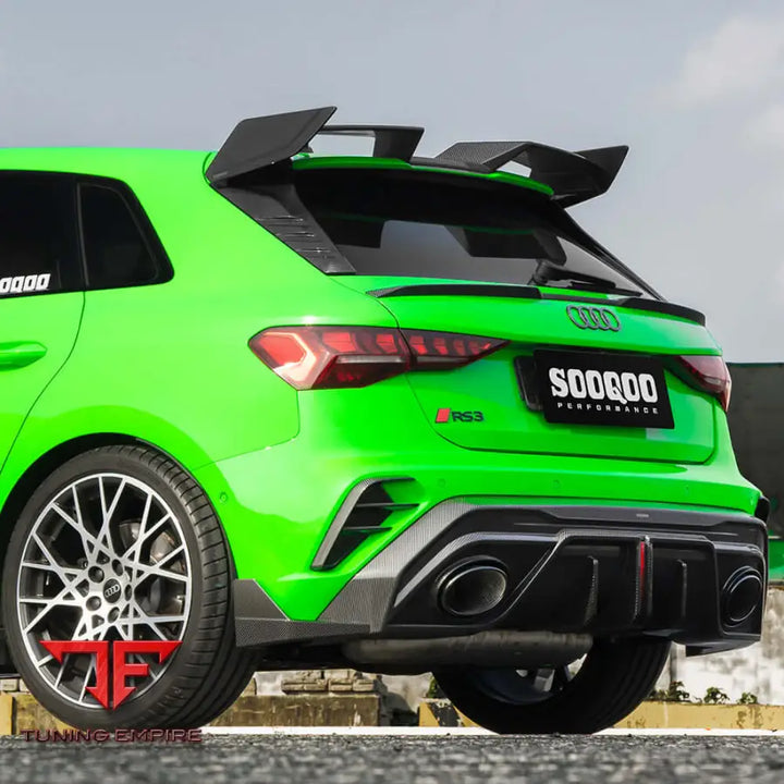 AUDI RS3 SPORTBACK 8Y REAR SPOILER IN PREPREG CARBON FIBRE - Carbon Fibre Parts