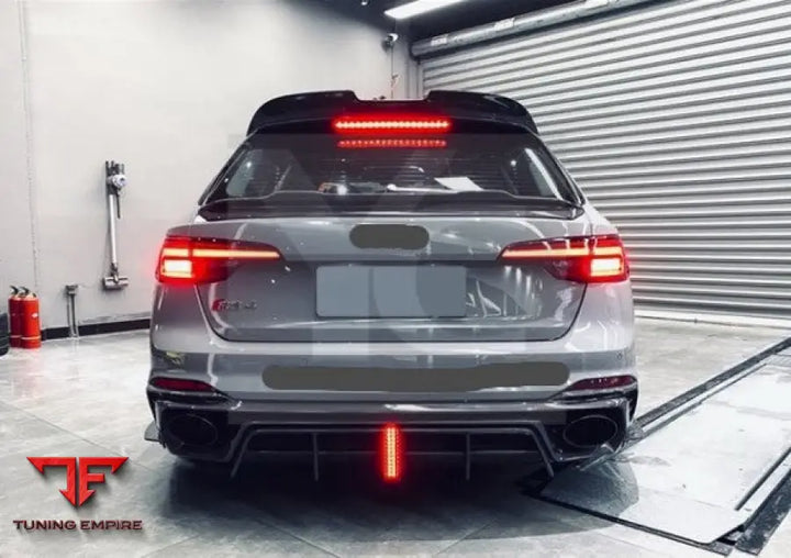 AUDI RS4 A4 AVANT B9 2018-2020 CARBON FIBER REAR HATCH SPOILER