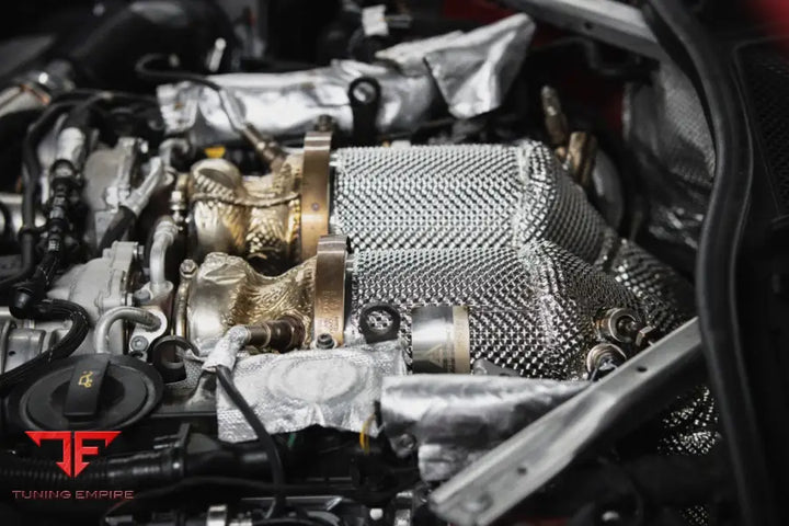 Audi RS4 B9 AE Design sports downpipe