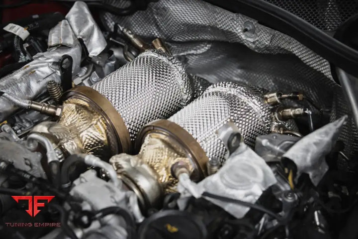 Audi RS4 B9 AE Design sports downpipe