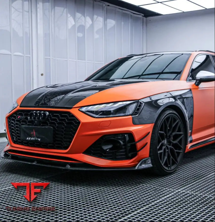 Audi RS4 B9 AE front lip