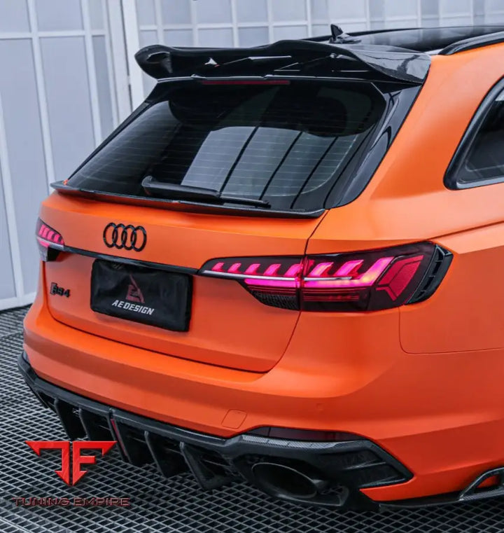 Audi RS4 B9 AE rear roof spoiler