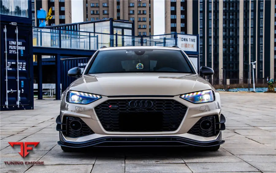 Audi Rs4 B9.5 Bkss Style Carbon Fiber Front Lip