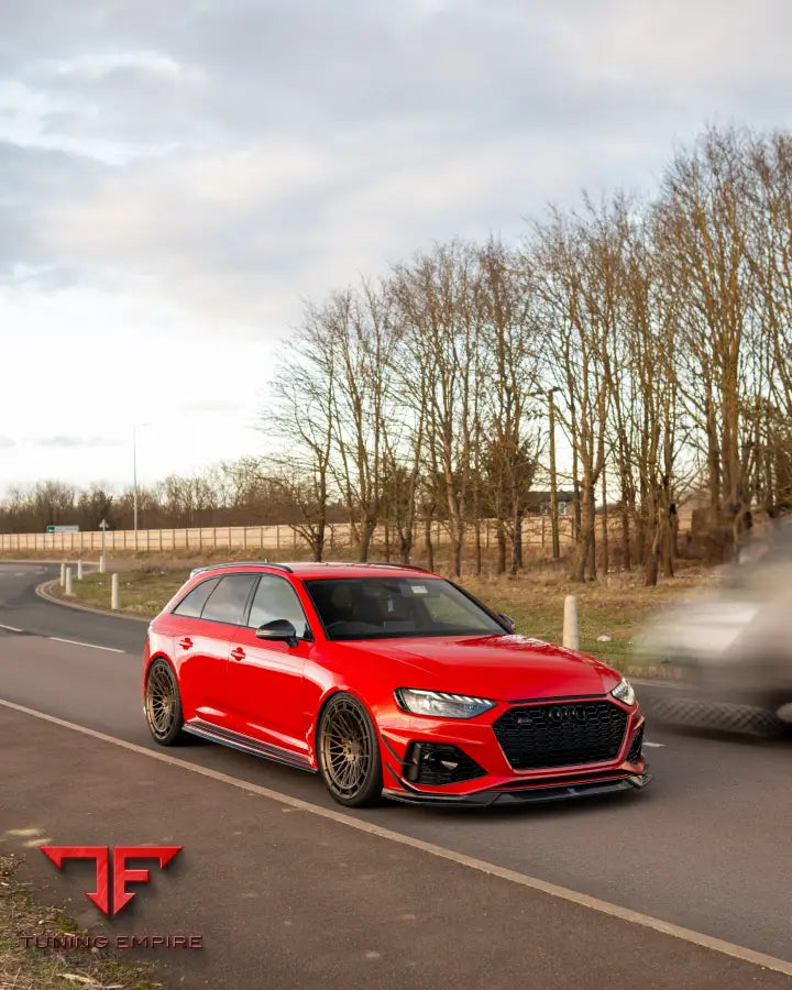 AUDI RS4 B9.5 CARBON FIBRE SPLITTER - CT CARBON