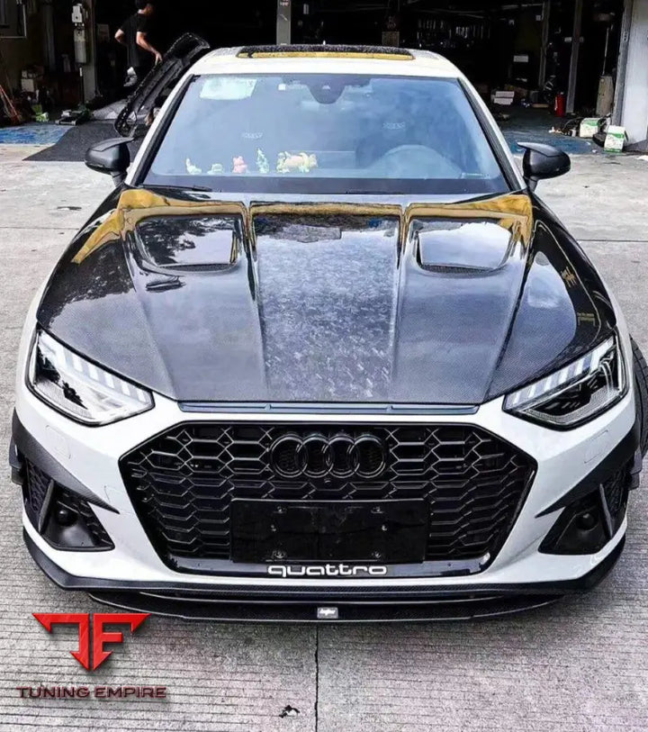 AUDI RS4 S4 A4 B9 B9.5 AE DESIGN HOOD BONNET - Hood